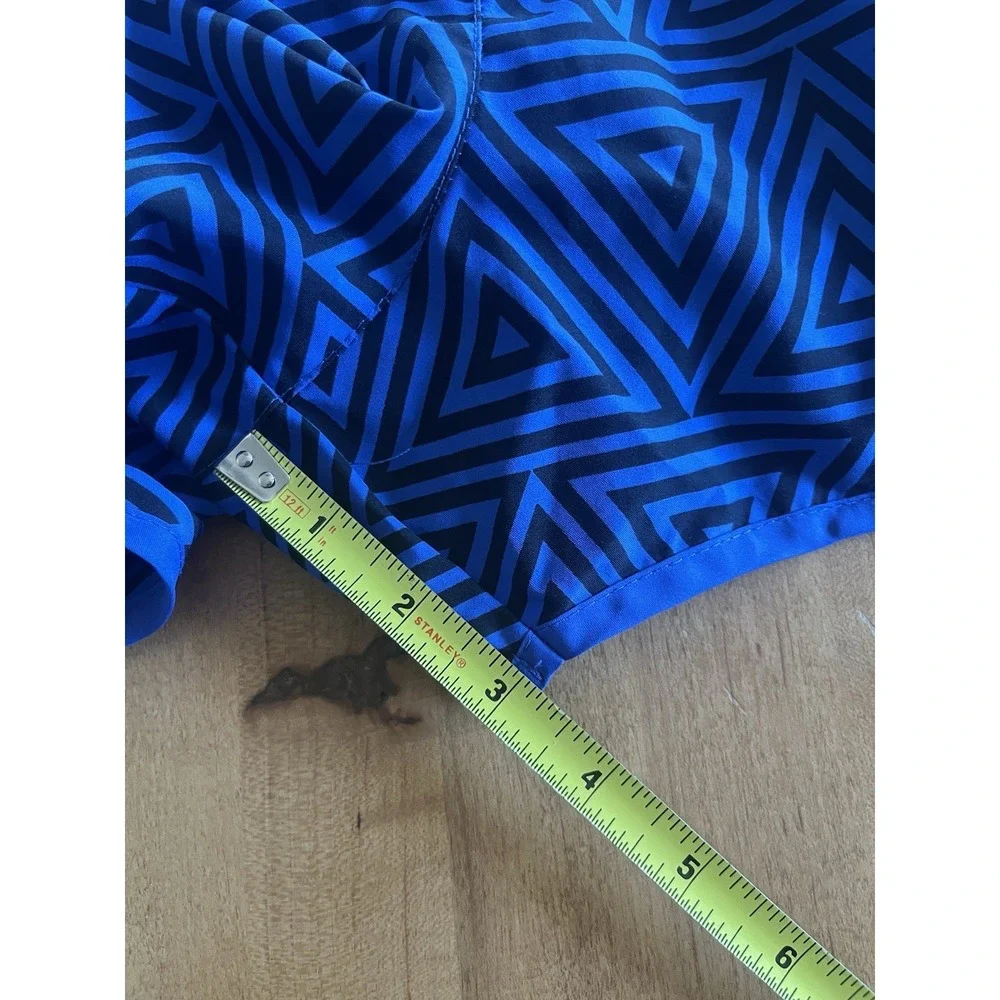 Nike Dri-Fit Women's Black & Blue Tempo Running Shorts w/ Lining Size M Athletic